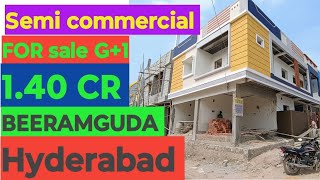 Semi commercial building for sale South East corner 150 Sq yards G1 kistareddypat Beeramguda [upl. by Sahc833]