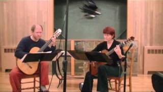 Guitar Duet Le Tic Toc Choc by Couperin [upl. by Silvanus]