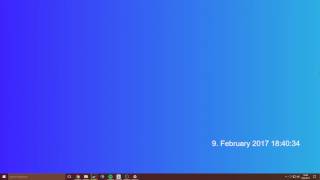 Fullscreen RGB Gradient Background with Date and Clock for Wallpaper Engine [upl. by Airpac]