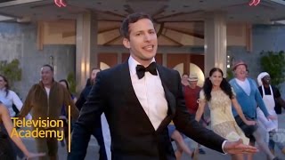 2015 Emmys  Andy Sambergs Opening Routine [upl. by Harvie381]