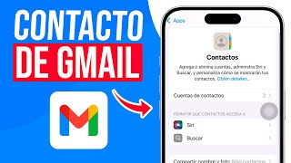 Como SINCRONIZAR CONTACTOS de Gmail a iPhone Guia Completa [upl. by Lezti]