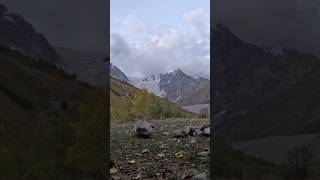 Hiking in the Caucasus Mountains 🏔️ MestiaUshguli🇬🇪 travel nature shorts trekking [upl. by Mongeau]