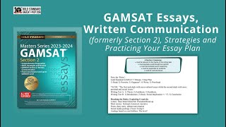 Plan your GAMSAT Essays Section 2 Strategies  Practice Your Essay Plan for Written Communication [upl. by Angil]