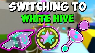 Switching To WHITE HIVE With 16T HONEY  Roblox Bee Swarm Simulator [upl. by Madlin]