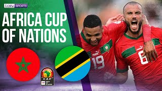 Morocco vs Tanzania  AFCON 2023 HIGHLIGHTS  01172024  beIN SPORTS USA [upl. by Nidnerb]