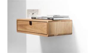 Easy Save Keeping With Floating Nightstand With Drawer [upl. by Esbensen]