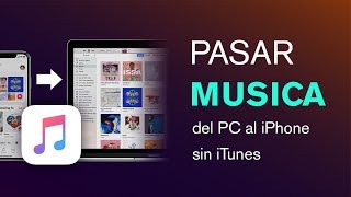 Cómo pasar música del PC al iPhone con iTunes y sin iTunes [upl. by Miuqaoj430]