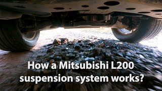 How a Mitsubishi L200 suspension system works [upl. by Ayouqat417]