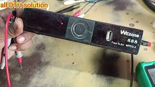 wezone 888 mpg4 set top box red light problem [upl. by Rochus]