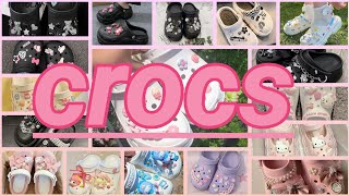 Best crocscrocs for girl and womenstrendy crocslatest trendy crocsCrocs new designsliders crocs [upl. by Nylarac102]