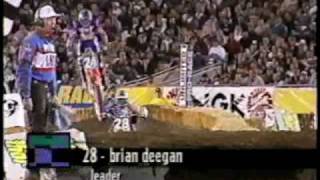 Metal Mulisha  Deegan Ghostride 1997 LA Coliseum supercross [upl. by Allerie]