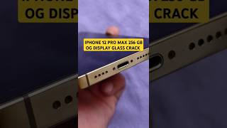 IPHONE 12 PRO MAX 256 GB OG DISPLAY GLASS CRACK iphone smartphone [upl. by Seamus]