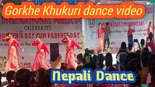 Gorkhe Khukuri Nepali Song Cover Dance by Mongri International Public School Teacher at Children Day [upl. by Paymar]