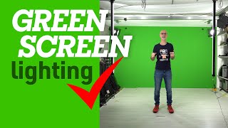 Best Green Screen Lighting  HOW TO [upl. by Laeahcim]