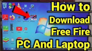 How to Download Free fire in PC OR LAPTOPS  How to install free fire Max in all computer windows [upl. by Ogu]