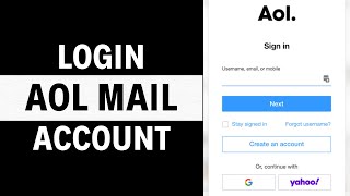 AoL Mail Login AOLcom Email Sign In EASY [upl. by Agace936]