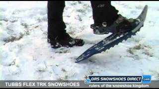 2011 Tubbs Flex TRK Snowshoes Video Review by ORS Snowshoes Direct [upl. by Amersham]