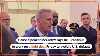 McCarthy Progress made in debt talks – Politics [upl. by Derrej]