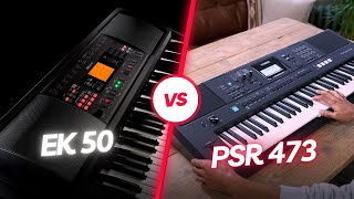 Korg EK 50 VS Yamaha PSR e473 [upl. by Akemrej755]