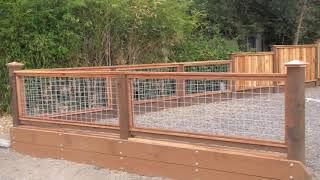 Hog Wire Deck Railing [upl. by Hailahk]