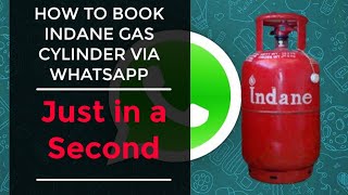 How to Book indane LPG CYLINDER via Whatsapp [upl. by Dayna]