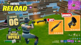 OG Fortnite Reload  Mythic Grappler  Pump Broken  High Kill Gameplay  Keyboard and Mouse [upl. by Oratnek282]