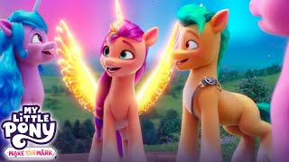 Sunny’s Alicorn Transformation Magic Is Back in Equestria  COMPILATION  My Little Pony MLP G5 [upl. by Allenotna]