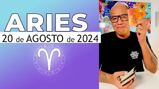 ARIES  Horóscopo de hoy 20 de Agosto 2024 [upl. by Alleuqram]