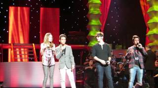 Ensayos de Belinda junto a Il Volo interpretando Constantemente Mía [upl. by Gipsy502]