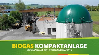 BIOGASANLAGE KOMPAKT für Festmist Stroh Grüngut Bioabfall [upl. by Bryce949]