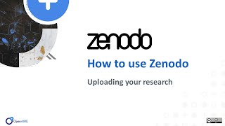 Zenodo tutorial  How to use and upload your research [upl. by Edme552]