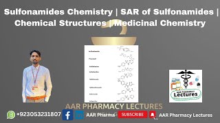 Sulfonamides Chemistry  SAR of Sulfonamides  Chemical Structures  Medicinal Chemistry [upl. by Christiansen]