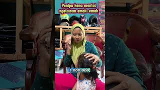 Penipu kena mental ngelawan emak emak lucu shortvideo comedy [upl. by Frederick]