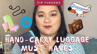 Tip Tuesdays  Hand Carry Luggage Must Haves [upl. by Auahsoj]