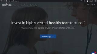 SeedInvest How to Invest Tutorial [upl. by Nnylamme]