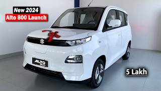 New Alto Launch in 2024🔥 Maruti Suzuki Alto 800 New 2024 Model  Price Specificatin and Review [upl. by Nesto]