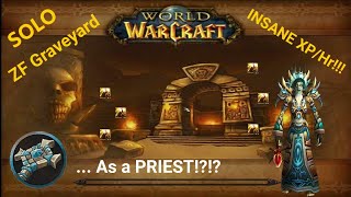 WoW Classic FRESH 2024  Priest ZF SOLO Farm Insane XPHr [upl. by Titos]