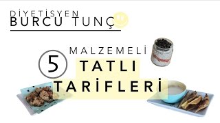 5 Malzemeli Tatlı Tarifleri [upl. by Atires345]