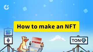 How to Make NFT on Ton network  Crypto Art Tutorial💲 [upl. by Niwrehs]