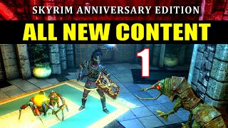 Skyrim Anniversary Edition DLC Walkthrough  ALL NEW CONTENT Challenge Run  Part 1 First Look [upl. by Bergerac]