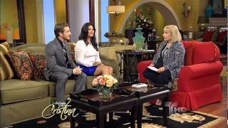 Palante con Cristina  Entrevista a Eugenio Siller y Litzy  Telemundo [upl. by Llevart]