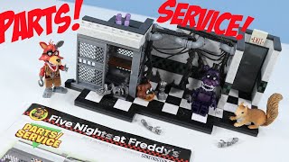 Five Nights at Freddys Fnaf PartsService McFarlane Toys Review with Hallucination [upl. by Atlas]