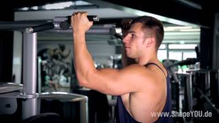 Daniel Gildner MUSCLE COMMANDER  Tag 68 Rücken Bauch Training [upl. by Hazem]