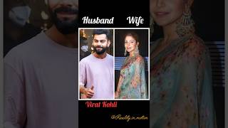 Indian cricketer and his wifeshorts cricketer viratkohli reels ytshorts cricket reallife [upl. by Melva]