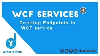 Creating Different Endpoints in WCF Service  Part4 [upl. by Spike]