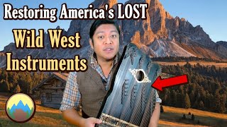 Restoring Americas LOST Wild West Instruments  Red River Valley on Zithers 1800s Antique [upl. by Eissoj249]