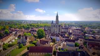 La ville de Senlis vue par drone [upl. by Legyn]