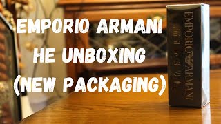 Emporio Armani HE unboxing amp first impressions [upl. by Ennirak]