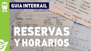 RESERVAS INTERRAIL PASE Y HORARIOS de los trenes  Guía Interrail  vdeviajarcom [upl. by Salohcim525]