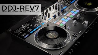 DDJREV7 professional 2channel quotbattlestylequot DJ controller for Serato DJ Pro  Overview [upl. by Pattani]